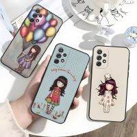 【อิเล็กทรอนิกส์ส่องแสง】เคสโทรศัพท์รูปนกกอริลลาสำหรับ Samsung Galaxy A13 A02 A52 A22 A53 A73 A71ฝาหลัง A34 A54