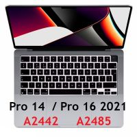 English Black for Macbook Pro 16 inch 2021 M1 Max A2485 Pro 14 2021 A2442 US EU Keyboard  For Macbook Pro 14 16 2021 Skin PAD Keyboard Accessories