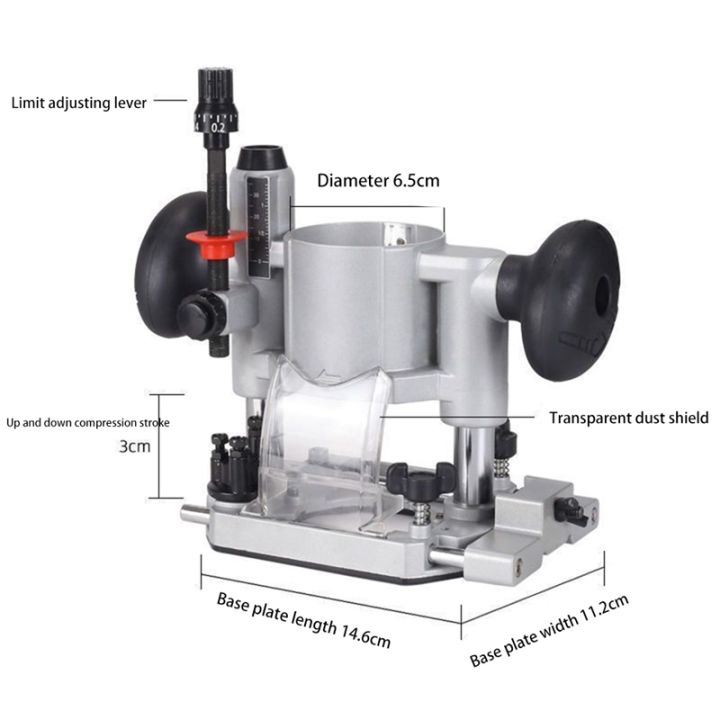 compact-plunge-router-milling-trimming-machine-base-for-electric-trimming-machine-power-tool-accessories-65mm