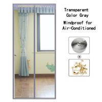 Winter Summer Windproof Door Curtain PVC Plastic Transparent Air-conditioning Soft Curtain Hanging Curtains Room Divider Curtain