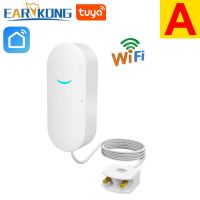 EARYKONG WiFi smart Tuya Water Leakage Sensor Tuya Water Alarm Compatible With Tuyasmart / Smart Life APP Easy Installation