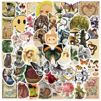 1050Pcs Retro Flora and Fauna Stickers Aesthetic for Water Bottle Diary Phone Waterproof Decals Sticker Packs Kid applique