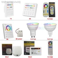 รายงานระยะไกลแบบ Gu10 Mr16 4W จาก Ac110v แอลอีดีพร้อมไฟ Led 220V 2.4G Fut103 Fut104 Fut089 Fut092 B8 B4 T4 Ibox1 Ibox2