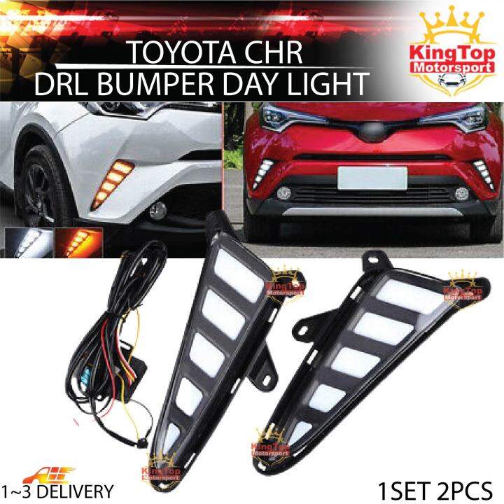 Toyota CHR CH-R Daylight Daytime Running Light DRL + Signal | Lazada