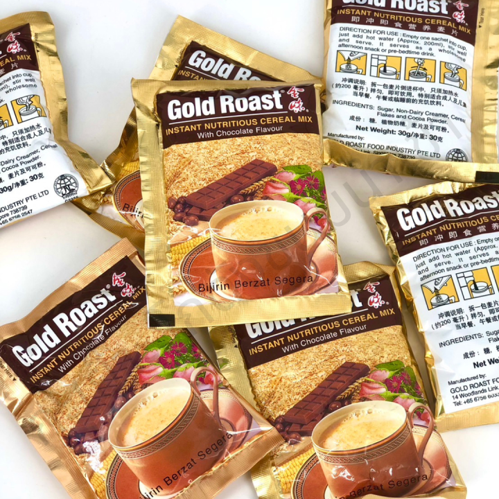 gold-roast-เครื่องดื่มธัญพืช-ห่อ-20-ซอง-มี-2-รส-วนิลา-amp-ช็อกโกแลต-ช็อคโกแลต-โกดังขนมนำเข้าราคาถูก