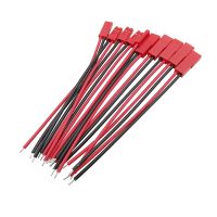 【YF】 10Pair Red JST 2 Pin Male Female Wire Connector 10/20CM Plug Jack Leads Cable For RC Toys Battery LED Light FPV Drone