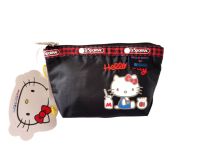 Lesportsac Japan guinness confirmed printing one shoulder bag student recreation bag tote bag black Kitty collection