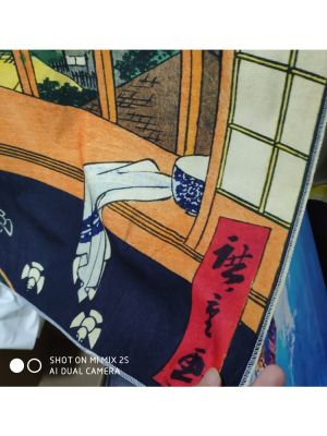 （HOT) หน้าต่างแมวสไตล์ญี่ปุ่นอิซากายะ ห้องเช่าห้องนอนตกแต่งผ้าแขวนผ้าตกแต่งภาพพื้นหลังผ้าติดผนัง