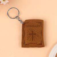 Christian Bible Spanish Pendant Keychain Bag Car Hanging Key Ring Birthday Gift Key Chains