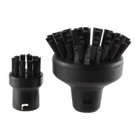 for Karcher SC1 SC2 SC3 SC4 Large Round Brush Cleaning Brush for Steam Cleaner Attachment Adapter Home Cleaning Brush