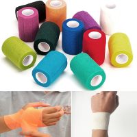 【CW】 1PC 4.5m Colorful Elastoplast Adhesive Elastic Bandage Knee Ankle Shoulder Athletic Wrap Tapes