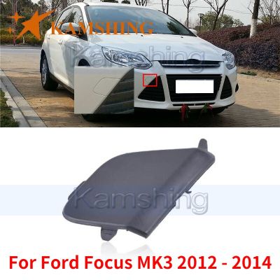 Kamshing กระโปรงหน้ารถสำหรับรถฟอร์ดโฟกัส MK3 2012 2013 2014กันชนหน้าที่ครอบตะขอลากรถพ่วงท้ายรูปตัวแอล