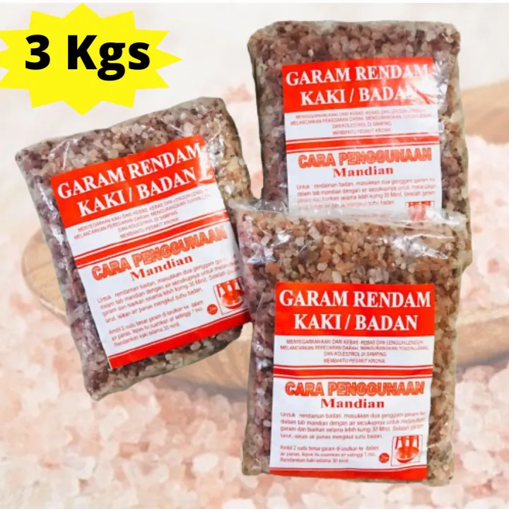 Tajuk: DIY Foot Soak untuk Menghilangkan Kesakitan Kaki dengan Garam Bukit dan Lemon