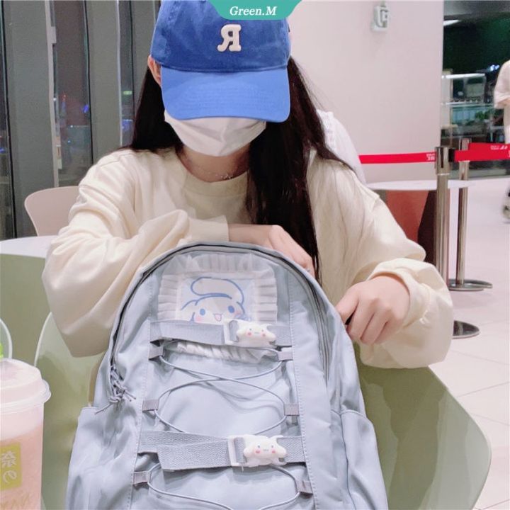 โปรแรง-sanrio-my-melody-kuromi-กระเป๋าเป้สะพายหลัง-กระเป๋านักเรียน-กระเป๋าถือ-ความจุขนาดใหญ่-gm-very-hot-กระเป๋าเป้สะพายหลังใบเล็ก