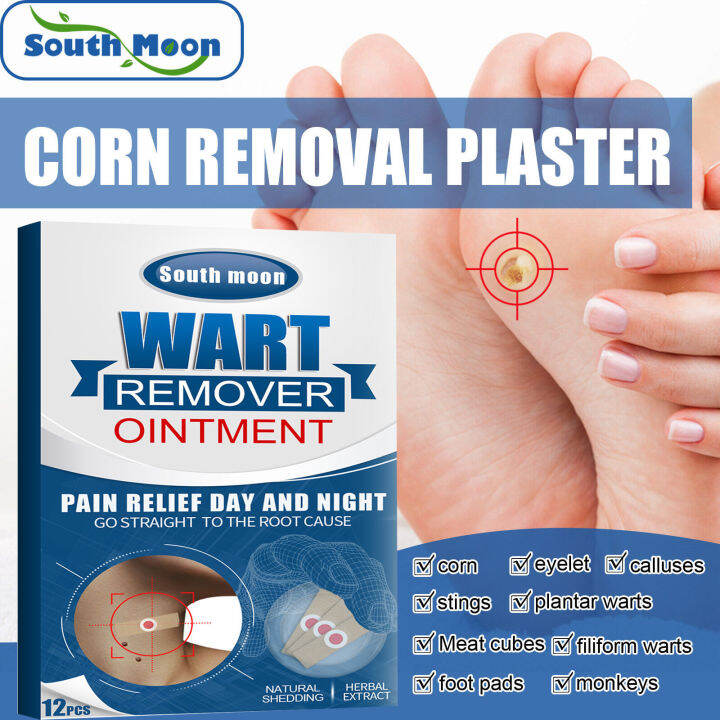 south moon Wart &Corn remover pads แผ่นแปะตาปลา[12แผ่น/กล่อง]ตาปลา(สติก