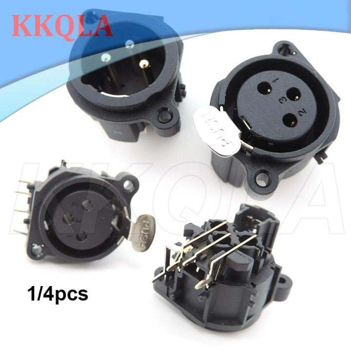 qkkqla-1-4x-3pin-xlr-male-female-audio-panel-mount-chassis-connector-3-poles-xlr-power-plug-socket-microphone-speaker-soldering-adapter