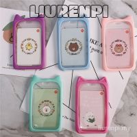 【liurenpi】Office Supplies Bus Card Case Silicone Credit Card Card ID Holder Luggage Tag Trinket Business Card Cover Bank Card School Supplies High Quality Key HolderMulticolor