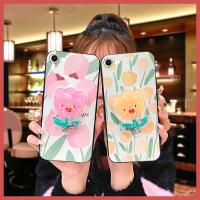 TPU Back Cover Phone Case For iphone 7/8/iphone SE 2020/SE2 Anti-knock Original Cartoon Kickstand Silicone glisten Cute