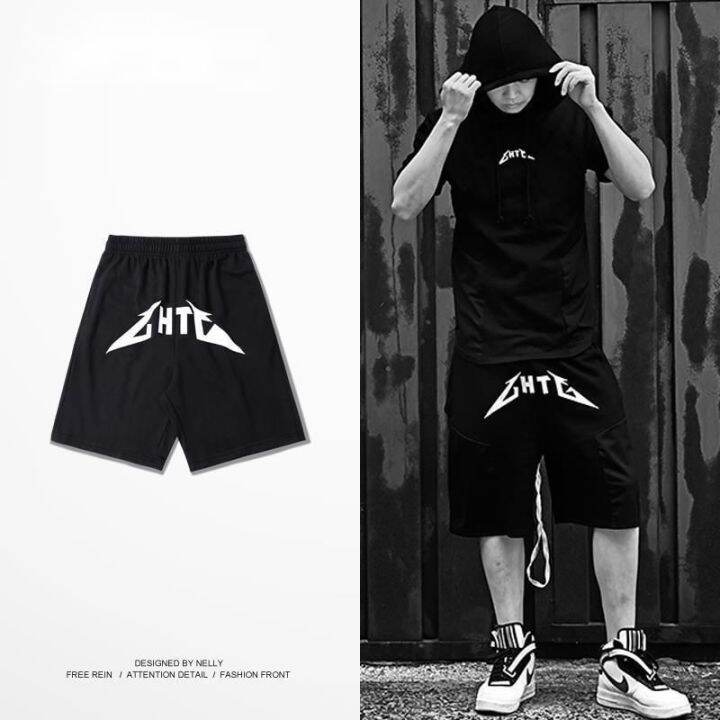 m-7xl-men-short-shorts-mens-clothing-pants-ready-stock-plus-size-graphic-print-black-drawstring-shorts-youth-boy-casual-loose-beach-pants-mens-basketball-gym-five-sub-pants-seluar-pendek-lelaki