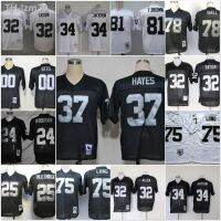 Raiders uniform rugby jersey 12 75 81 78 retro เย็บปักถักร้อยเกมการฝึกอบรมชุดเสื้อยืดตาข่ายชาย