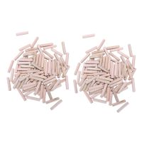 200 Pack Wooden Dowel Pins Wood Kiln Dried Fluted and Beveled