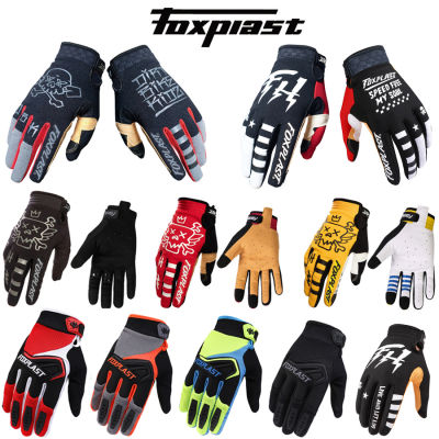 FOXPLAST Motorcycle Long Gloves S1 Racing Team Gloves BMX MTB Motocross gloves Men women Seasons BIke BIcycle Riding Size S-XL