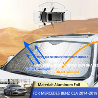 คุ้มครองเต็มรูปแบบ Windshields อุปกรณ์ป้องกันแสงแดดบังแดดอุปกรณ์เสริมในรถยนต์สำหรับ Benz CLA C117 180 200 2014 ~ 2019 2017 2018