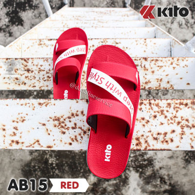 KITO AB15 รองเท้าแตะแบบสวม รองเท้าผู้หญิง-ผู้ชาย รองเท้ากีโต้ของแท้ รองเท้าแตะแบบสวม รองเท้ากีโต้สายผ้า รองเท้ากีโต้รุ่นใหม่