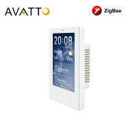 สวิตช์2iva Avattto Tuya ZigBee สำหรับฉากควบคุมระบบสัมผัสหน้าจอกลางอัจฉริยะมาตรฐานบราซิลสร้างในฮับ Zigbee