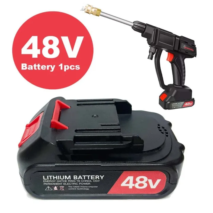24V/48V Pressure Gun Car Washer Battery Sprayer Wireless Car Water