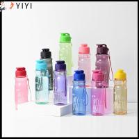 YIYI 650ML แบบพกพาได้ กีฬากีฬากีฬา หลายสี ขวดน้ำน้ำ จุได้มาก พลาสติกทำจากพลาสติก ถ้วยน้ำน้ำ