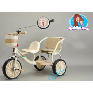 Xe đạp xích lô, xe đạp 3 bánh 2 chỗ ngồi cho bé - Babibokids