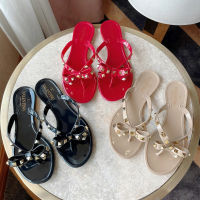 Flat Shoes Female Jelly Clip Slippers Women Outer Wear valentinoˉBeach Sandals Thongs Slippers Lightweight Womens Shoes