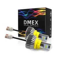 DMEX ไฟสำรอง LED Canbus T15 921 912 W16W 1156 7440 7443 3156 3157 27W 2400LM หลอดไฟท้ายชิป CSP รถยนต์ถอยหลังหลอดไฟ LED