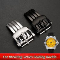 High quality watch clasp For Breitling folding buckle Nylon rubber leather strap 316 Stainless steel mens watch accessories 20m