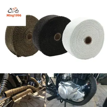 Motorcycle Exhaust Header Pipe Heat Wrap Tape Thermal Insulation for Cars  Protection Tie Exhaust Pipe Heat Insulation Shield - China Exhaust Pipe,  Exhaust Thermal Heat Tape Wrap