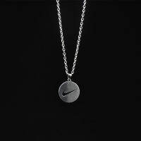 Hollow Pandent Necklace Simple Titanium Steel Necklaces Men Women Hip Hop Personality Jewelry