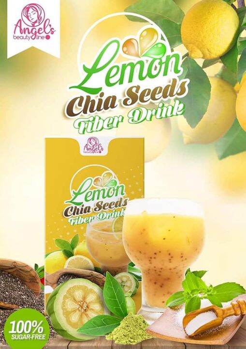BEST SELLER Lemon Chia Seeds / Angels Lemon Chia Seed / Lemon Drink
