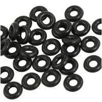 30 pcs/lot 2.5mm x 6.5mm x 2mm Rubber O-shaped Rings for Wacky Worm Fishing