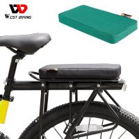 WEST BIKING Detachable Washable Bicycle Rear Saddle Manned MTB Seat Polyester Cover Cycling Soft Cushion Leather Bike Essory