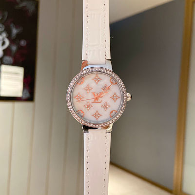 นาฬิกาควอตซ์2022ใหม่ผู้หญิงนาฬิกาเพชรสายหนังนาฬิกานักเรียนที่เรียบง่ายสุภาพสตรี นาฬิกาแฟชั่น10รูปแบบ