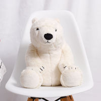 การ์ตูนหมีขั้วโลกชีวิตจริงของเล่นตุ๊กตาน่ารักหมีหมอนเด็กมิ่งขวัญเด็กของขวัญวันเกิดของขวัญคริสต์มาส
