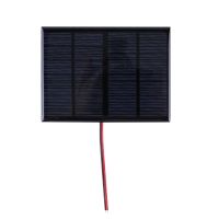 1/2Pcs Mini Solar Panel 3/2/1/0.4W 12/6/3/1.5V Small Cell Module Charger DIY Solar Panel Outdoor Charging Accessories 115x85mm Wires Leads Adapters