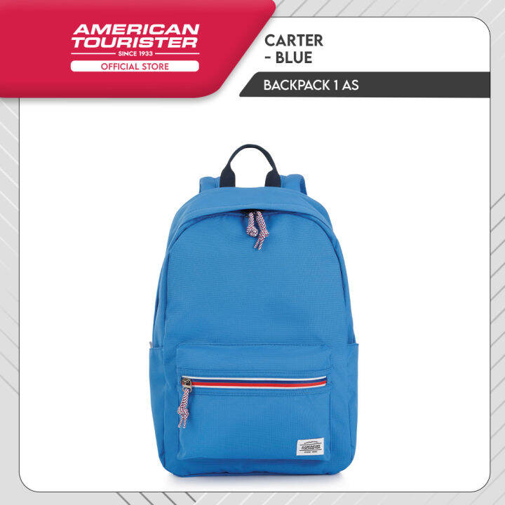 American Tourister Carter Backpack 1 AS Laptop Blue Lazada Indonesia