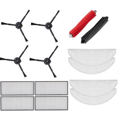 ล้างทำความสะอาดได้กรองหลักแปรงซับผ้าแปรงด้านข้างอุปกรณ์อะไหล่สำหรับ Roborock S8 S8บวก S8 S8 Pro อัลตร้า