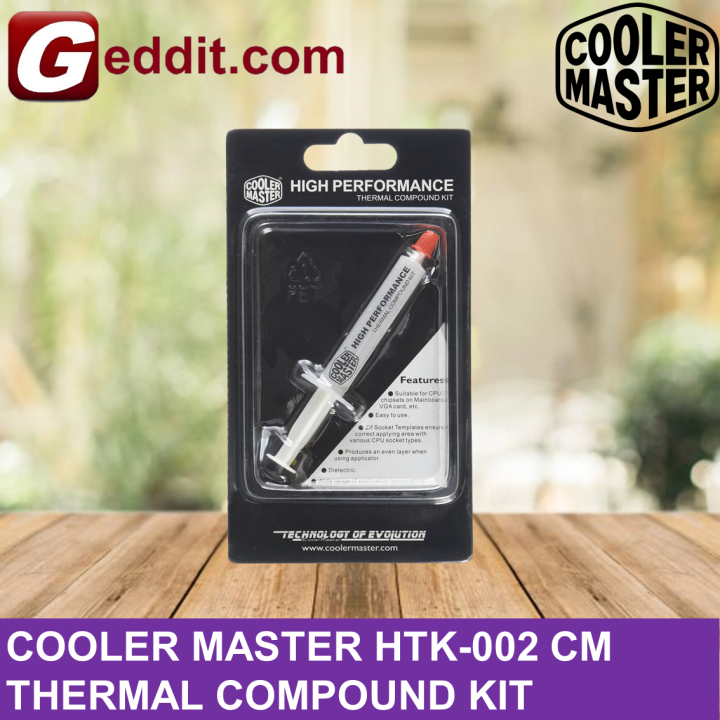 COOLER MASTER HTK002 CM THERMAL PASTE METAL OXIDE WHITE SILICONE