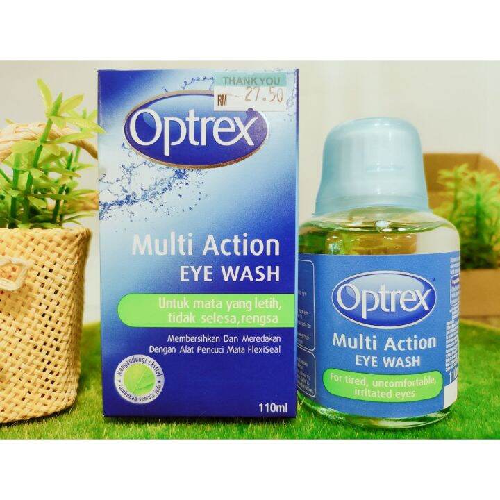 OPTREX ~Cuci Mata Pelbagai Tindakan~多功效洗眼液~ Multi Action Eye Wash(110ml ...