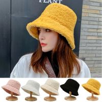 【CW】 Caps Faux Fur Men Fishing Hat Outdoor Warm Panama Cap