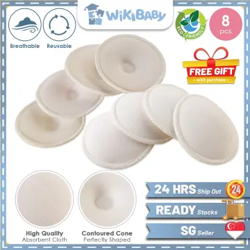 Ecological Cotton Nursing Breast Pads Leak-Proof Reusable Washable  Breathable Breastfeeding Nursing Bra Liner Pad 