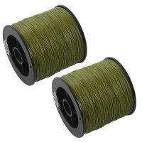 2X 500 M 30 LB 0.26Mm Fishing Line Strength PE Braided 4 Strands Green